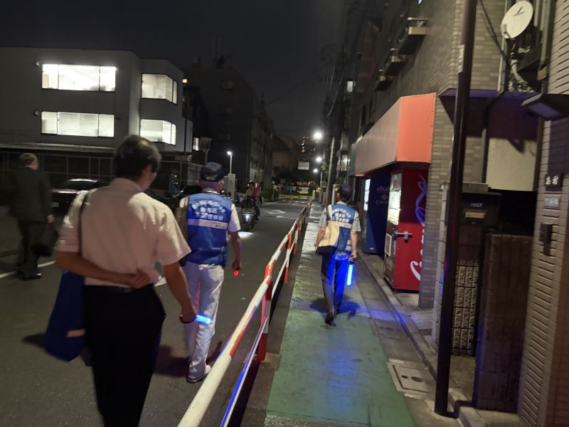 防犯パトロールを実施しました